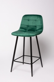 Стул барный BC-1722   зеленый вельвет